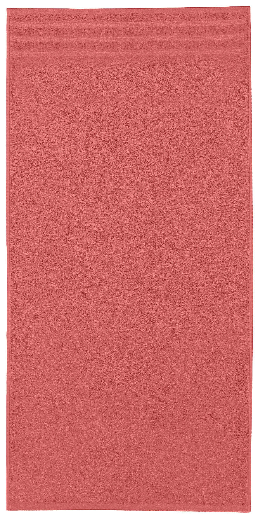 Frottier Duschtuch ROYAL Marsala 70 x 140 cm liegt ausgebreitet vor neutralem Hintergrund.