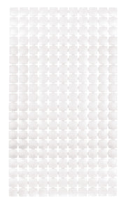 Die weiße Wanneneinlage GATTY 39 x 68 cm ist von oben vollständig zu sehen.