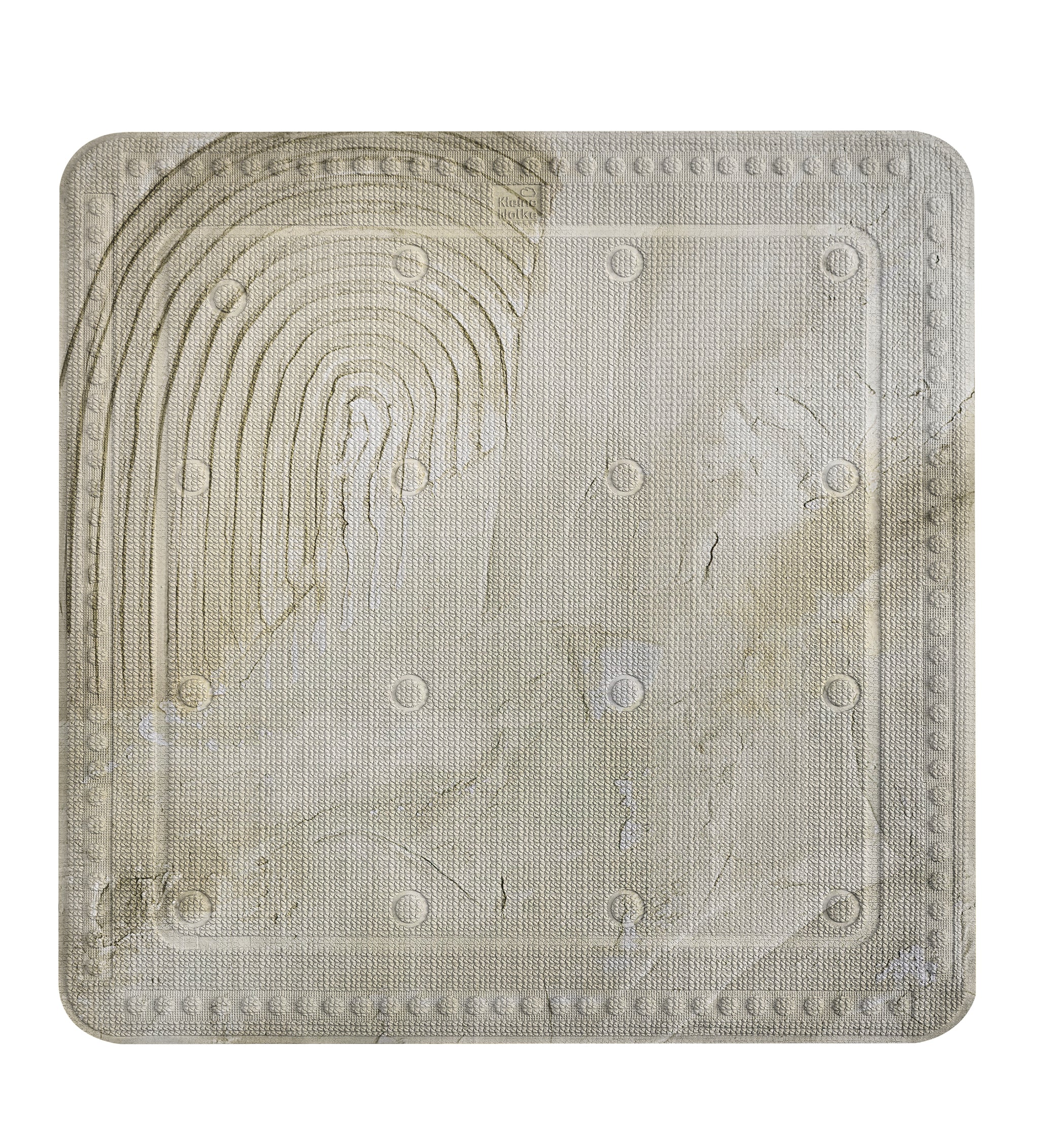 Duscheinlage ART Natur 55 x 55 cm liegt flach mit strukturierter Oberfläche im Bild.