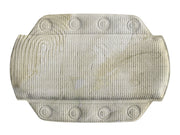 Abbildung des Nackenpolsters ART Natur 32 x 22 cm in beige, von oben fotografiert.