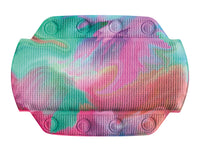 Buntes Badewannenkissen mit Struktur und Saugnäpfen, Vorderansicht