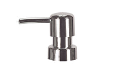 Verchromter Seifenspender-Aufsatz mit zylindischem Körper und Hebel