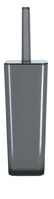 WC-Bürsten-Halter EASY in Anthrazit als freistehender, rechteckiger WC-Bürstenbehälter frontal abgebildet.