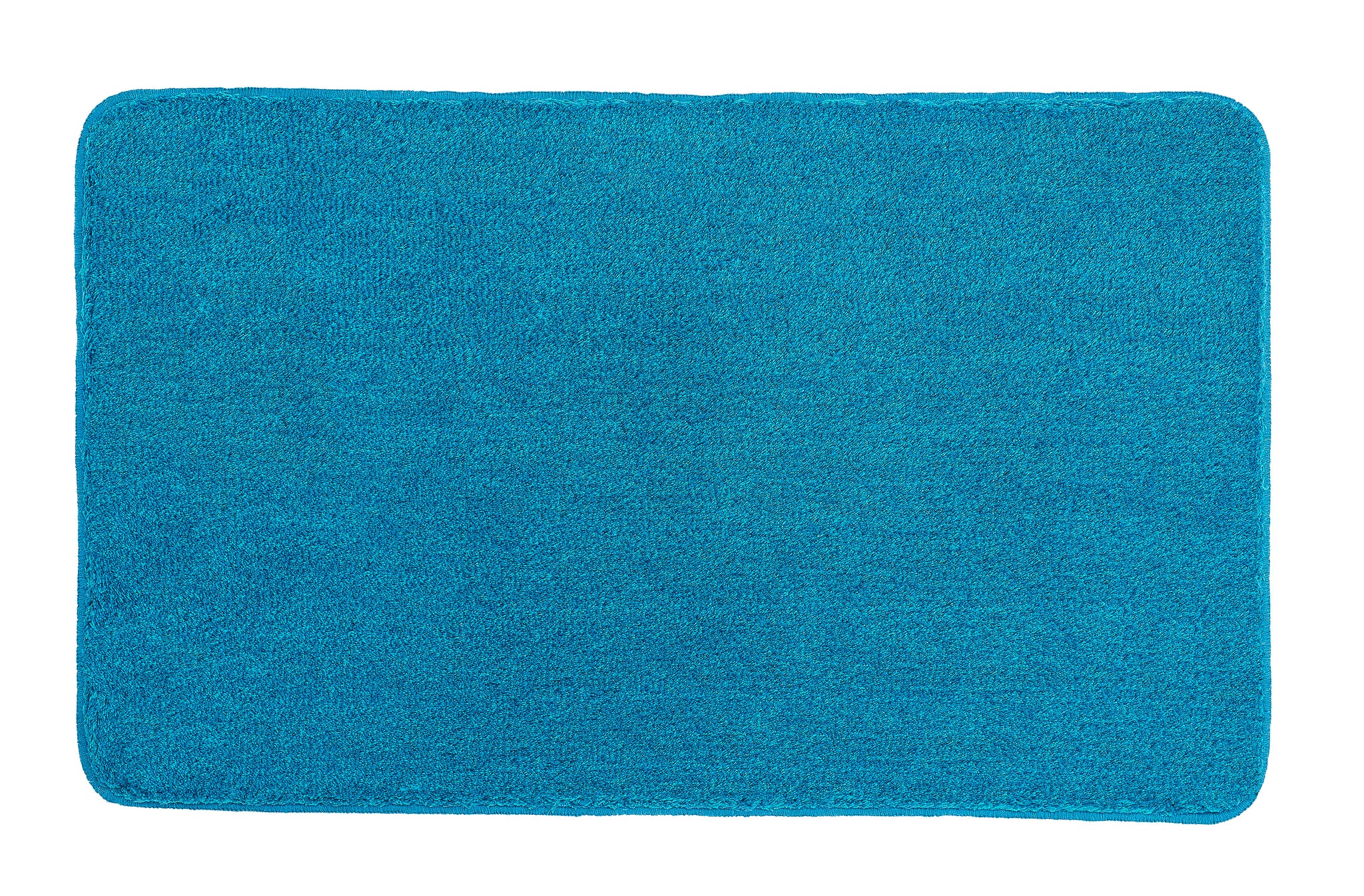 Badteppich RELAX Pazifik 60 x 100 cm in rechteckiger Form liegt flach auf weißem Untergrund.