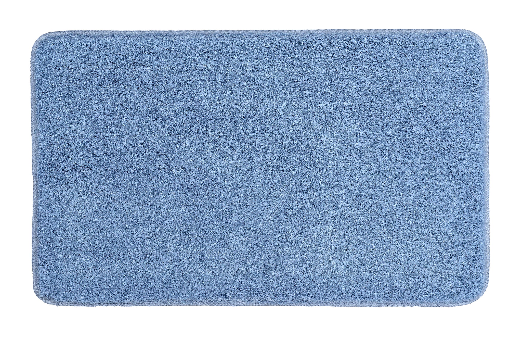 Badteppich RELAX Azur 60 x 100 cm liegt flach mit weicher, blauer Oberfläche.