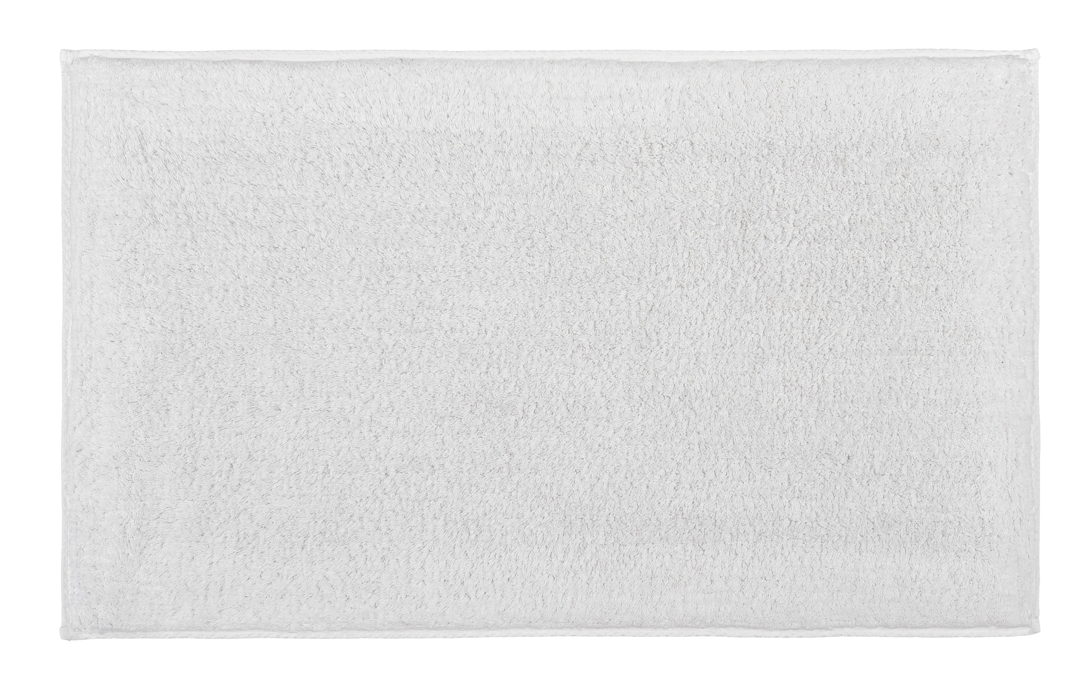 Quadratisches weißes Gästehandtuch aus Frottee auf weißem Hintergrund