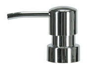 Verchromter Seifenspender-Aufsatz mit langem Auslauf in Seitenansicht