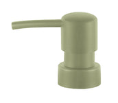 Grüner Seifenspender-Aufsatz aus Kunststoff mit gebogener Tülle