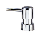 Chromglänzender Seifenspender-Aufsatz mit schlichtem, rundem Design