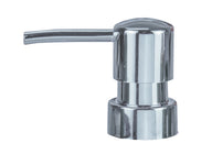 Verchromter Seifenspenderpumpenkopf mit zylindrischem Design aus Metall