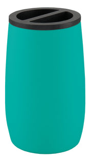 Zahnbürstenhalter DAILY Türkis steht freistehend vor weißem Hintergrund.