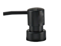 Schwarzer Seifenspender-Aufsatz mit langem Auslauf für Waschbecken