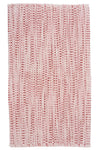Rosa Badematte mit dicht gewebter, strukturierter Musteroberfläche