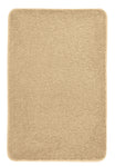 Rechteckige, beige Badematte mit weicher, dicht gewebter Oberfläche