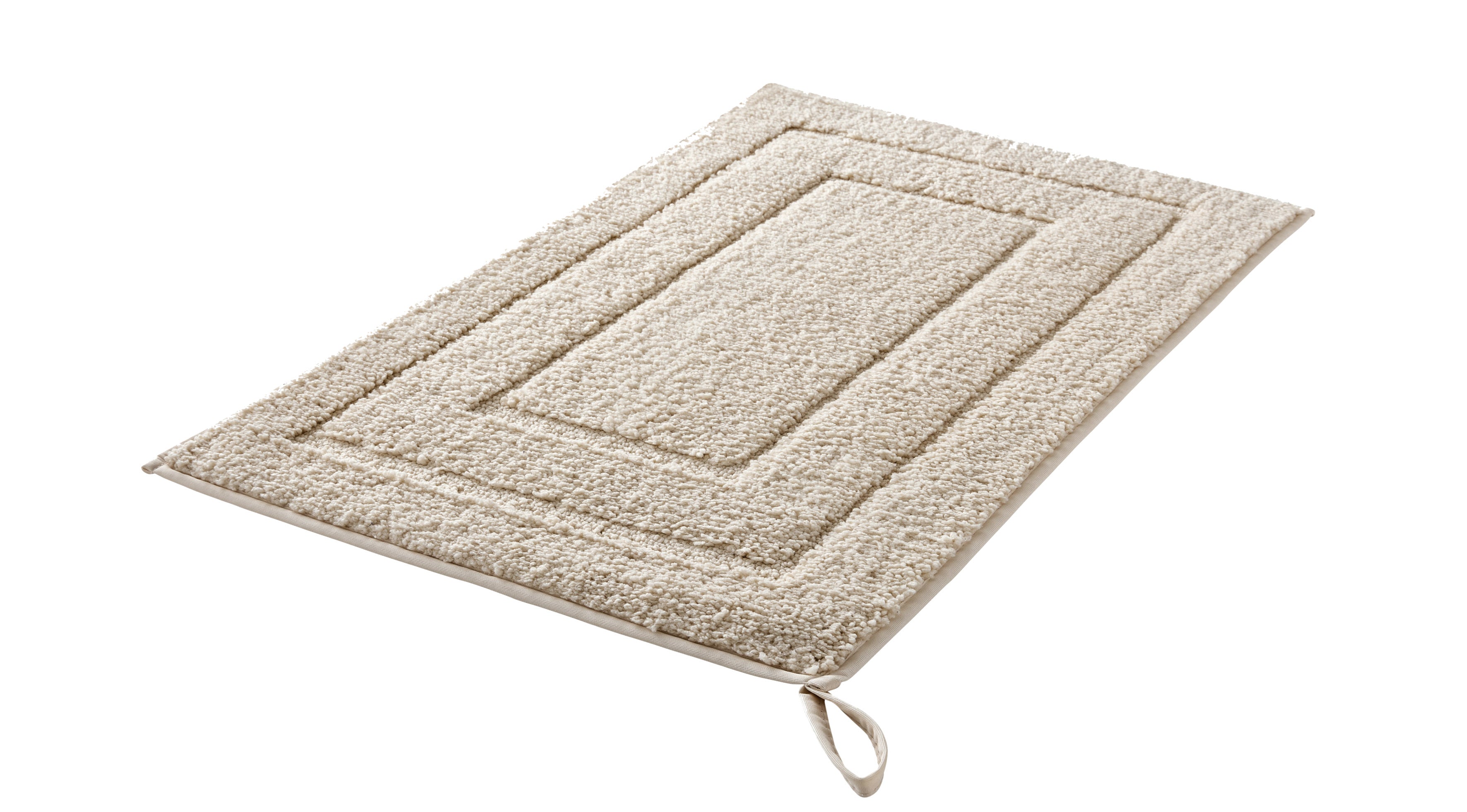 Badteppich NICO Sandbeige 50 x 60 cm