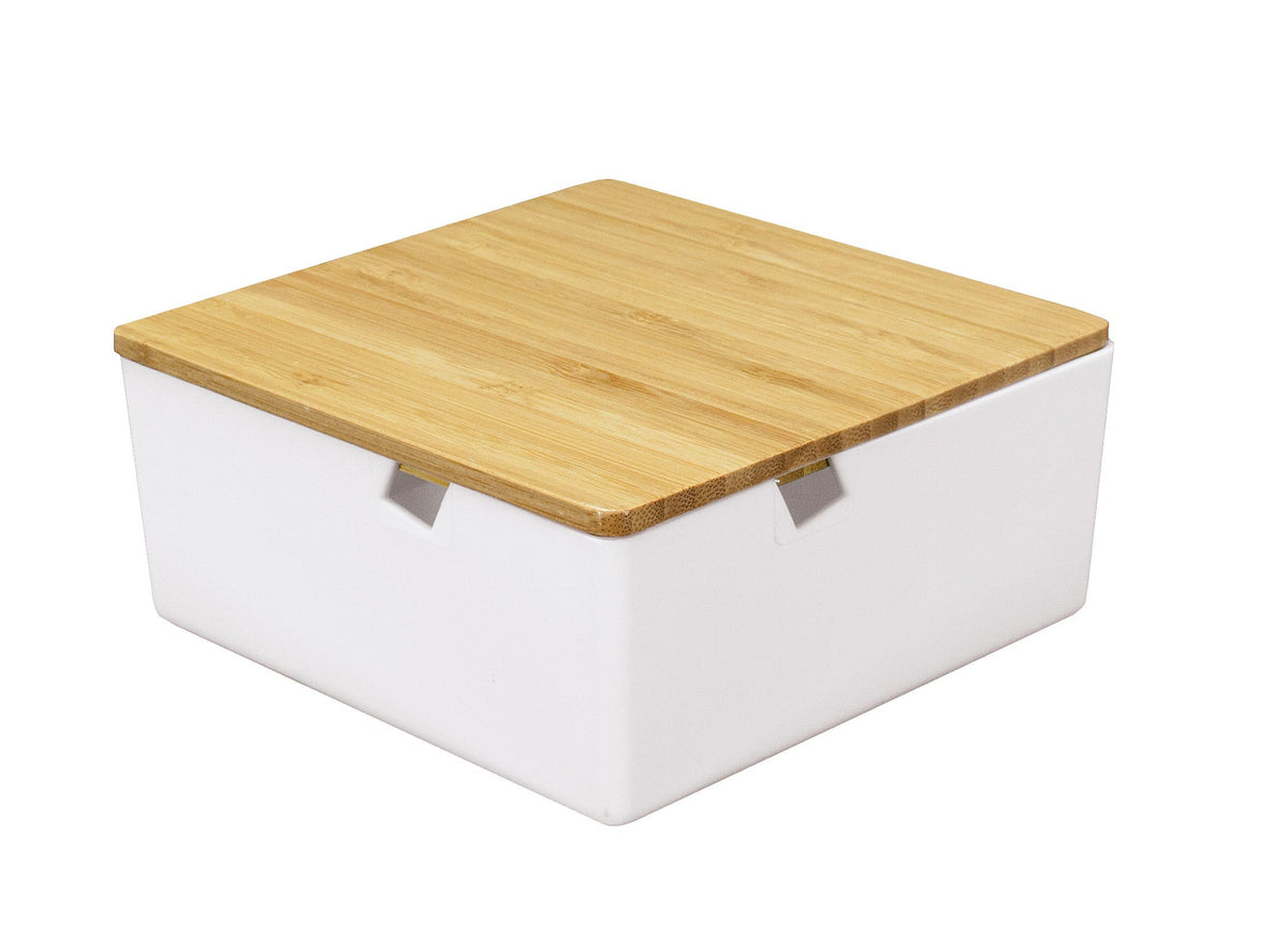 Aufbewahrungsbox TIMBER BOX Weiß S – Kleine Wolke