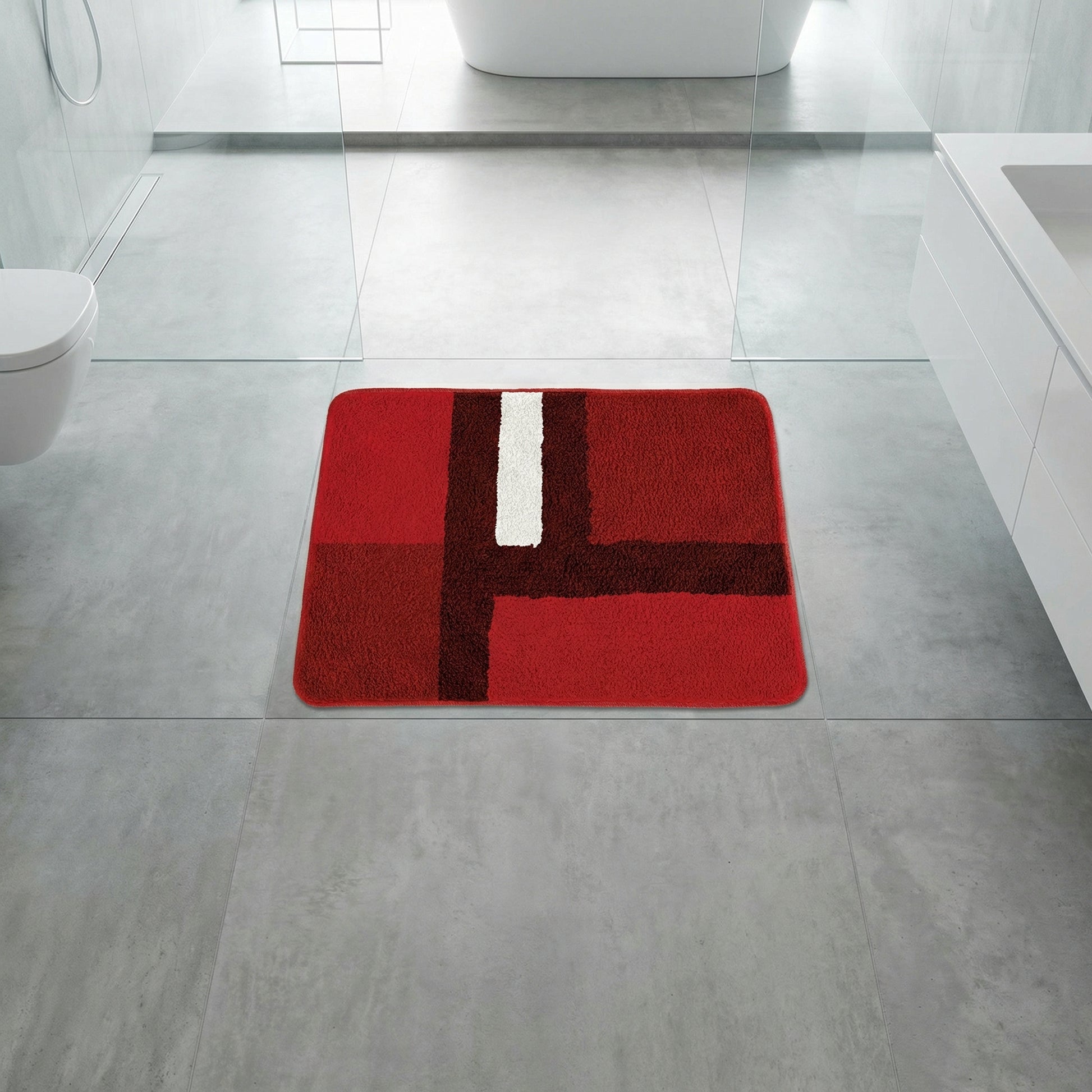 Bathroom mat ARIANA Ruby 50 x 60 cm non-slip – Kleine Wolke Shop