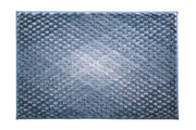 Quadratischer, blau-gemusterter Reinigungsschwamm mit weicher Oberfläche