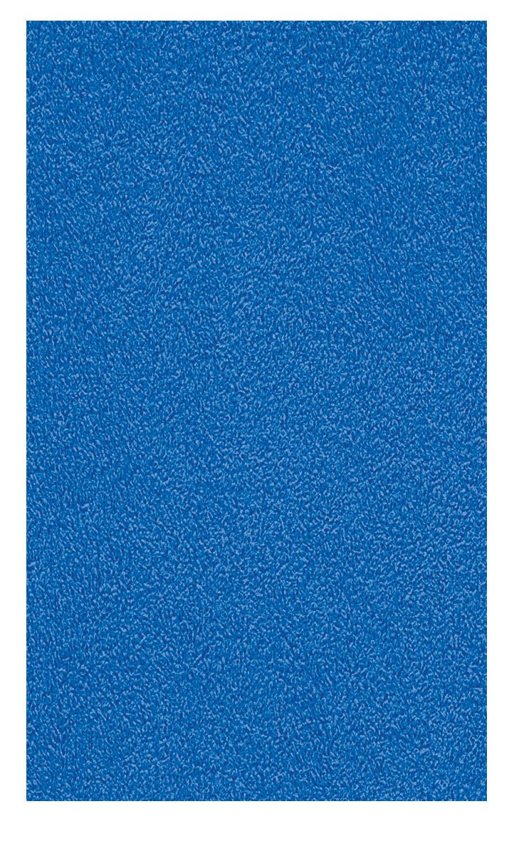 Nahaufnahme einer blauen, rutschfesten Badezimmermatte mit Struktur