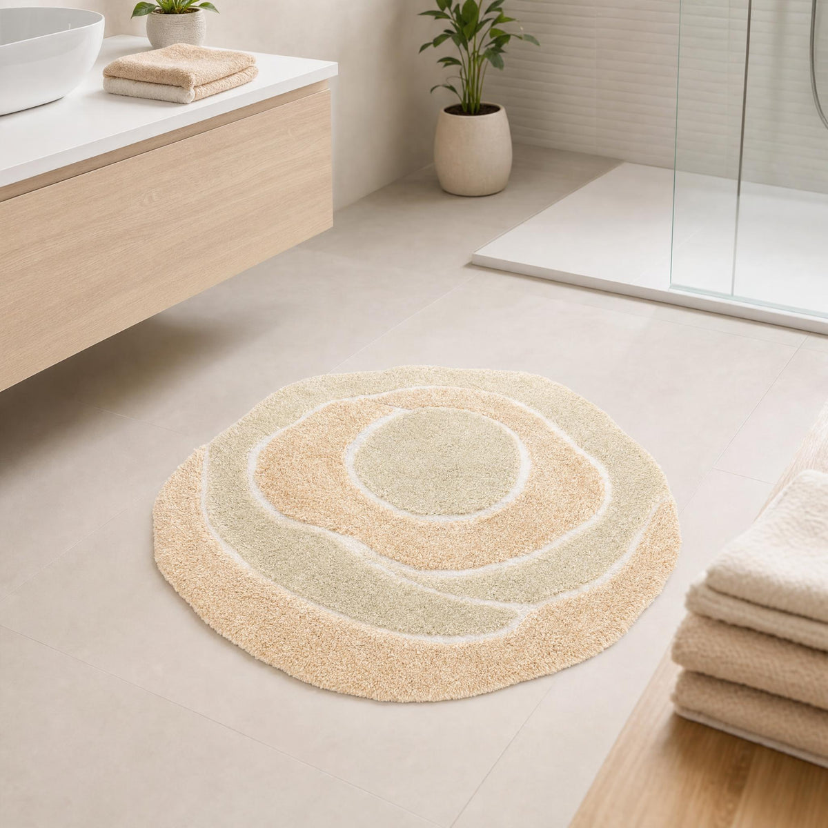 Badteppich ROSE RADIANCE Korn 60 x 64 cm