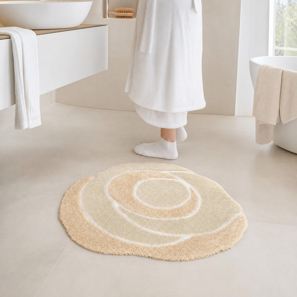 Badteppich ROSE RADIANCE Korn 60 x 64 cm