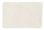 Rechteckige, cremefarbene Badematte mit dichter, weicher Oberfläche