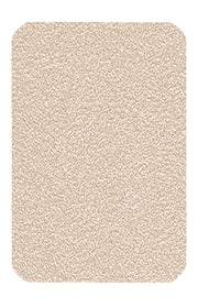 Rechteckige beige Badematte mit feiner, gleichmäßiger Strukturoberfläche