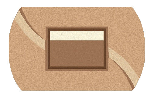 Ein rechteckiger Kleine Wolke Creativo Badteppich Angelo in Beige und Braun zeigt ein geometrisches Muster.