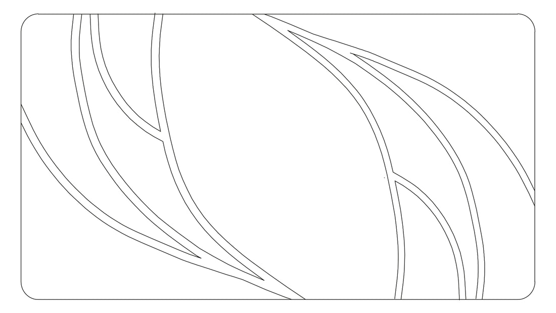 Kleine Wolke Creativo Badteppich Collina 80x150 mit geschwungenem Linienmuster ist von oben zu sehen.