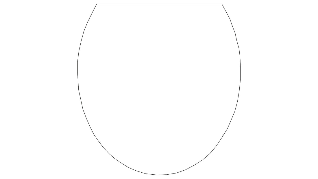 Ovaler Kleine Wolke Creativo Badteppich Copertina 47x50 cm in Draufsicht dargestellt.