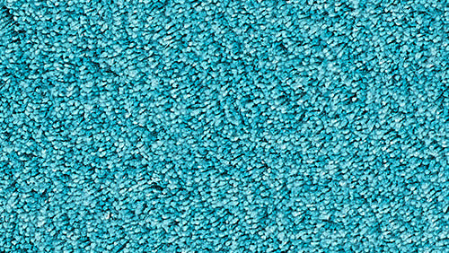 Türkiser Kleine Wolke Creativo Badteppich Relax ist in Detailansicht zu sehen.