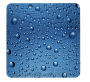 Duscheinlage BUBBLE in Marineblau 55 x 55 cm mit tropfenförmiger Struktur in Nahansicht.