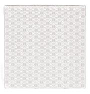 Transparente Duscheinlage HONEY Clear 55 x 55 cm liegt flach mit Wabenstruktur im Bildausschnitt.