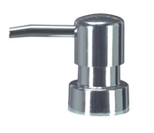 Verchromter Seifenspender-Aufsatz mit Auslauf für Badezimmerflaschen