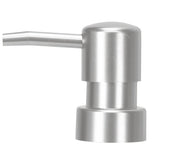 Silberner Seifenspender-Aufsatz mit langem Auslauf für Waschbecken