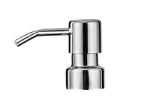 Verchromter Seifenspender-Aufsatz mit rundem Pumpkopf und Auslauf