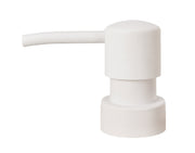 Die Ersatz-Spenderpumpe CROSSOVER in Weiß wird seitlich freigestellt dargestellt.