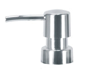 Verchromter Seifenspender-Aufsatz mit schmalem, geradem, langem Auslauf