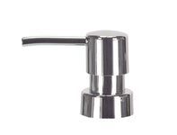 Chromfarbener Seifenspender-Aufsatz mit zylindischer Form und Hebel