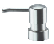 Edelstahl-Seifenspenderaufsatz mit seitlichem, langem, schlankem Auslaufrohr