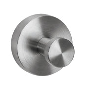 Handtuchhaken ALLEGRA in Chromfarben ist als einzelner runder Haken frontal zu sehen.