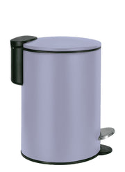 Kosmetikeimer SILENCE Lavendel 3 Liter mit Tretpedal in seitlicher Ansicht vor weißem Hintergrund.