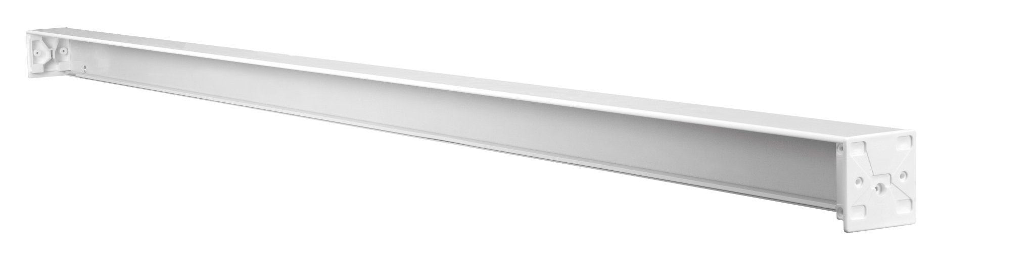 Leerkassette für Duschrollo Weiß 134 cm ohne Duschvorhang