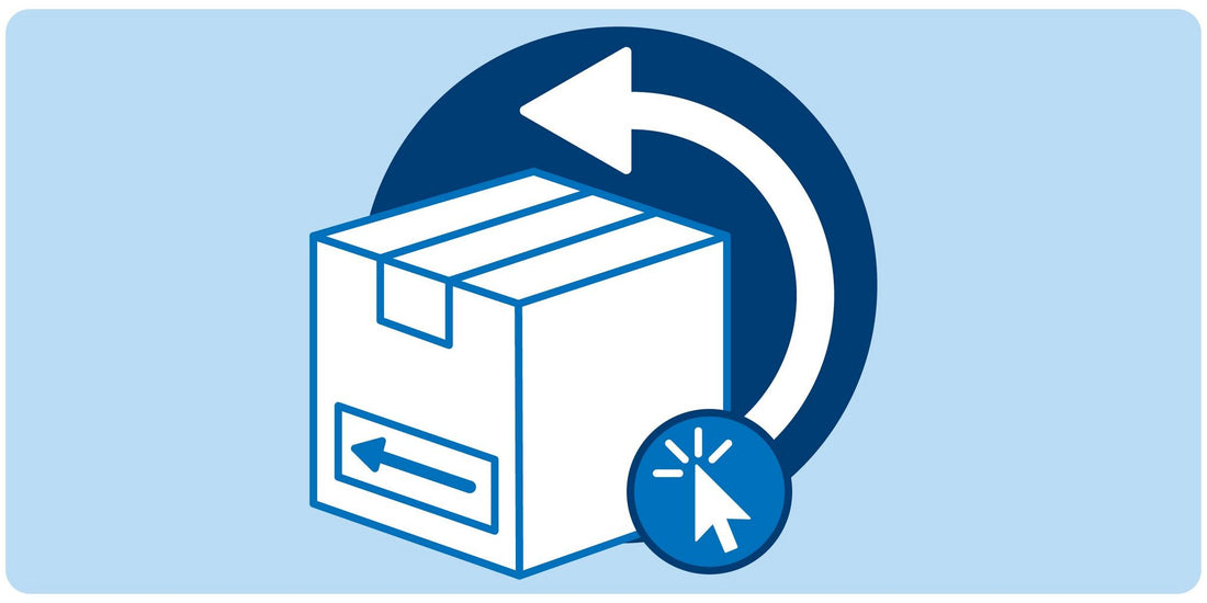 Illustration von Retourenpaket