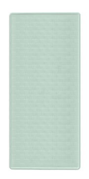 Die Wanneneinlage RUBY Opal 35 x 75 cm liegt rechteckig in mintgrün vor.