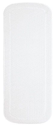Weiße Wanneneinlage SAMOA-PLUS 36 x 92 cm mit strukturierter Oberfläche in rechteckiger Form.