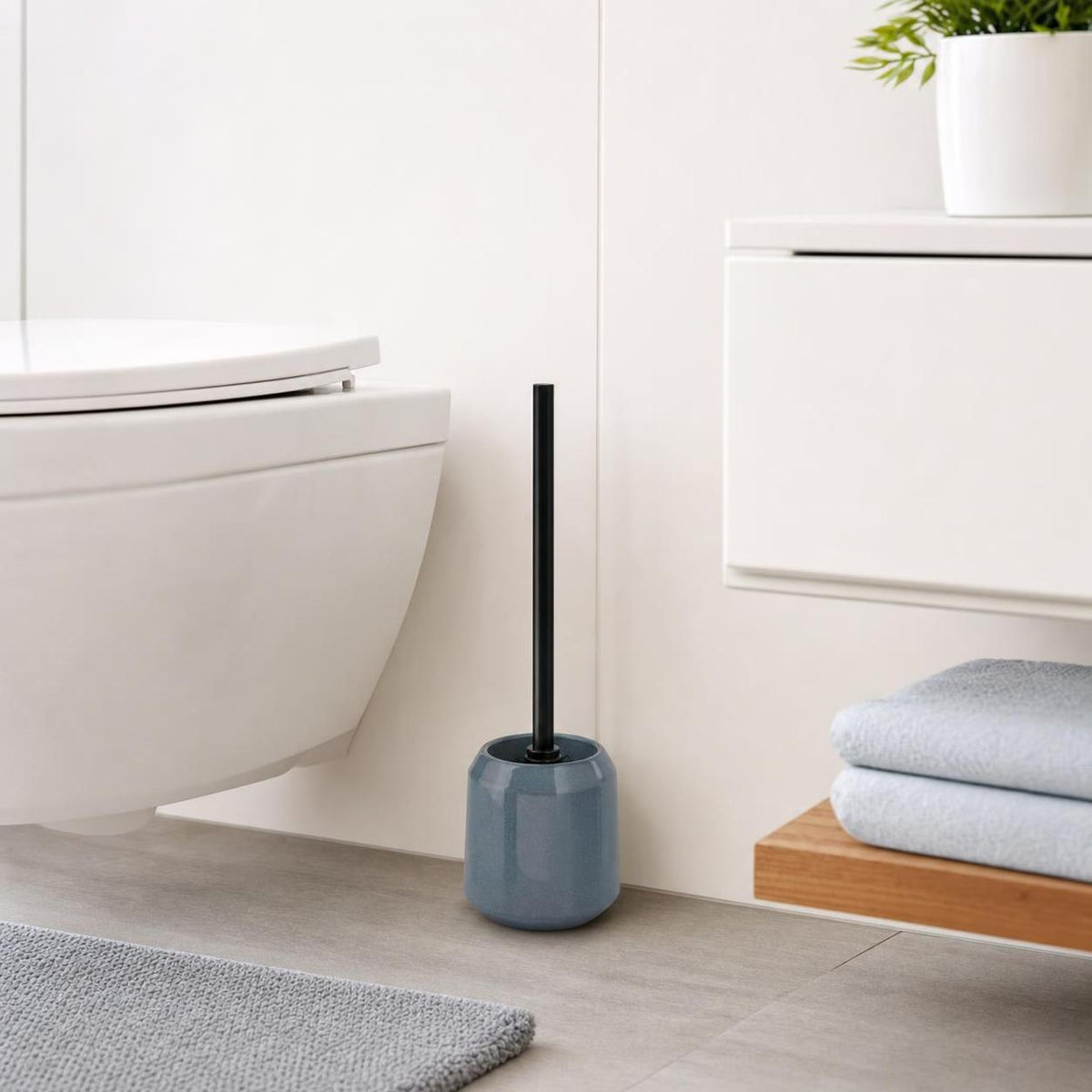 WC-Bürsten-Halter MYSTIC Navy – Kleine Wolke