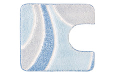 WC-Vorleger CASA Hellblau 50 x 55 cm mit Ausschnitt