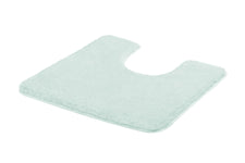 Mintgrüne WC-Vorlage in U-Form aus weichem, flauschigem Material