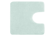 Mintgrüne WC-Vorlegematte mit U-Ausschnitt und weicher Oberfläche
